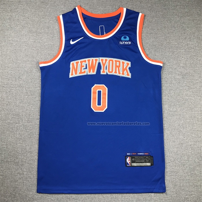 Camiseta New York Knicks Donte Divincenzo NO 0 Icon Azul